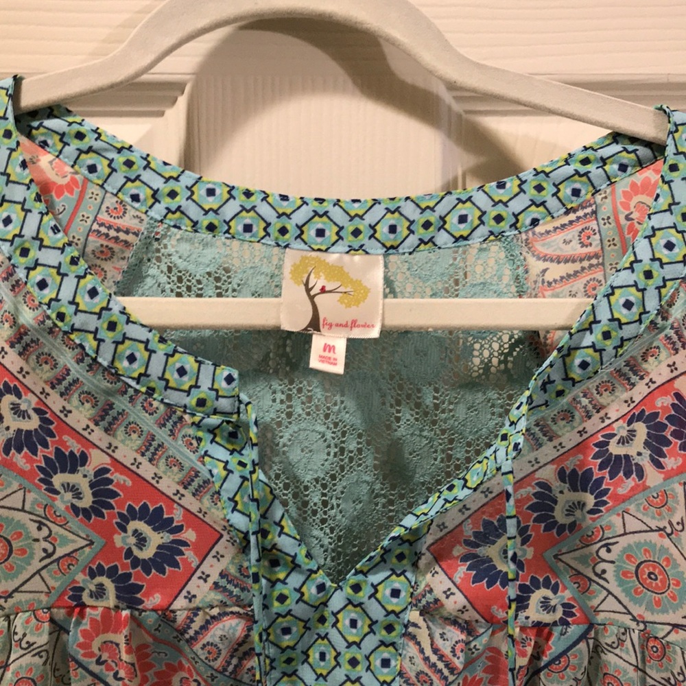 Sheer Top by Fig and Flower Size Medium